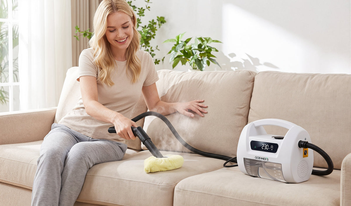 Can You Steam Clean a Couch? Read the Fabric Code First - Goehner's