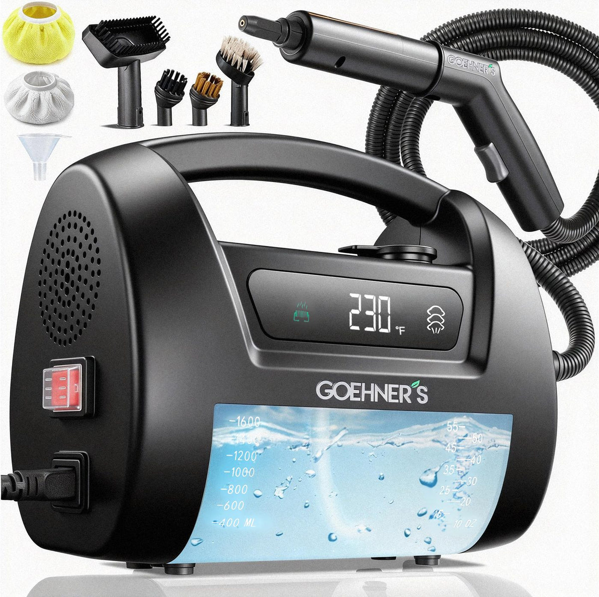 V1 Handheld Steam Cleaner — Slate Black - Goehner's